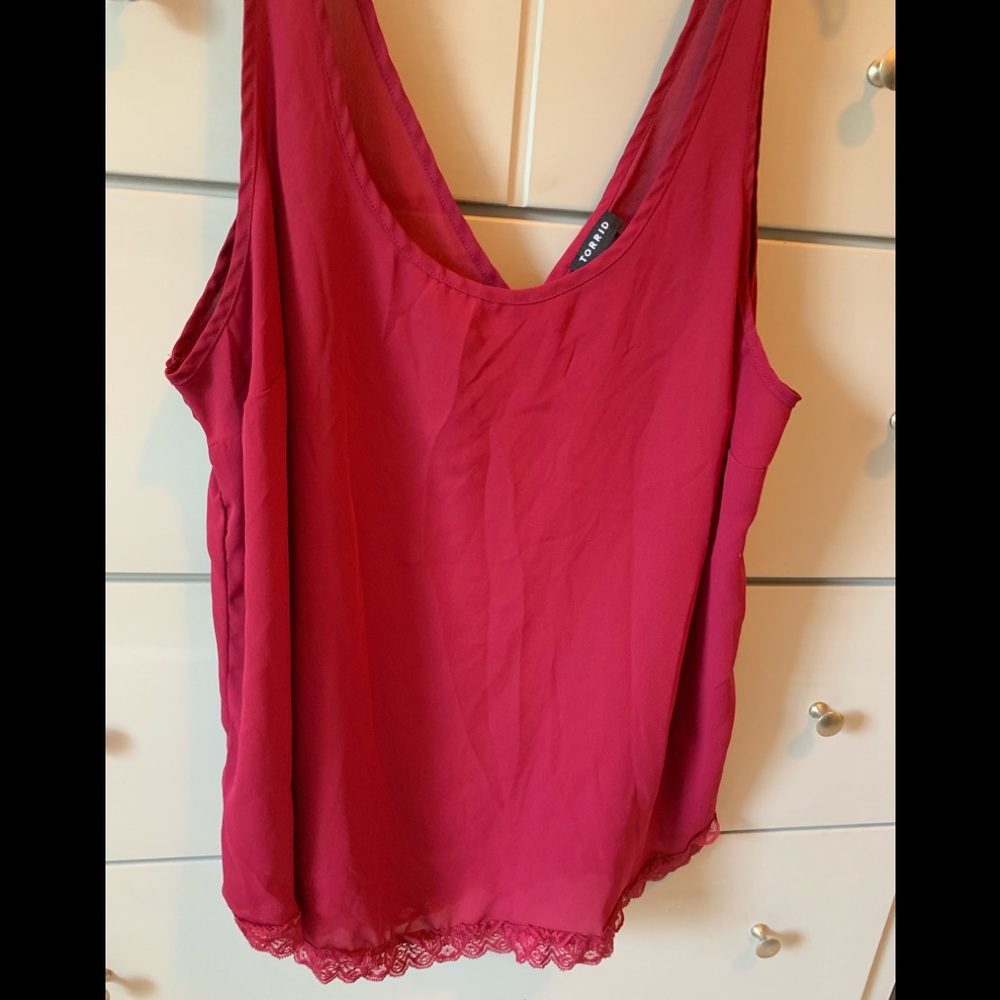 Maroon torrid tunic